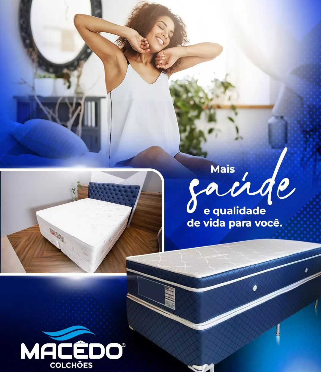 Colchão Magnético Terapêutico Casal Padrão
